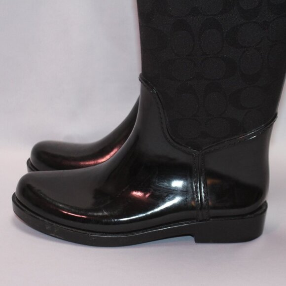 Coach Tristee Outline Signature Back Lace-up Boots - Picture 3 of 16